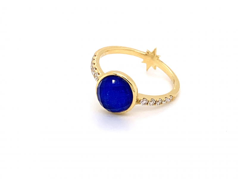 Lapis Fashion Ring by Dove